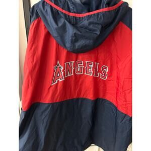 Los Angeles Angels Columbia Flash Forward Windbreaker 3X Y2K streetwear look.